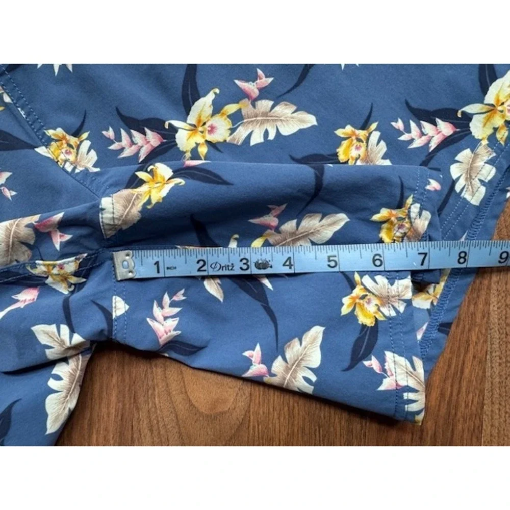 Fair Harbor Swim Trunks Mens LRG Floral Hawaiian Lined Pockets Beach Pool Shorts